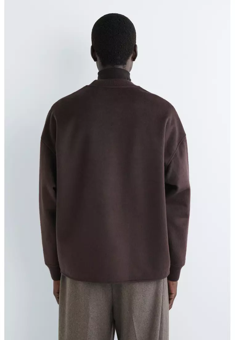 OVERSIZED MERINO-WOOL JERSEY JUMPER