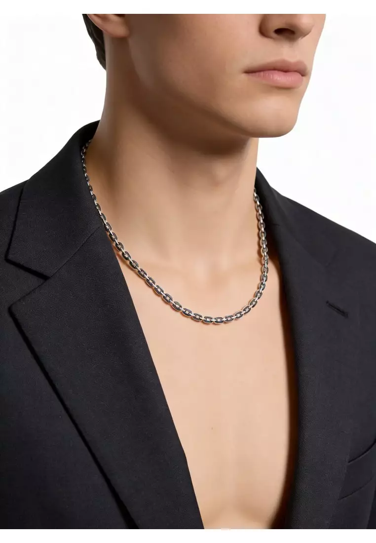 Maserati Jewels 51+4.5cm Men's Stainless Steel Necklace JM226ATZ74（Adjustable）