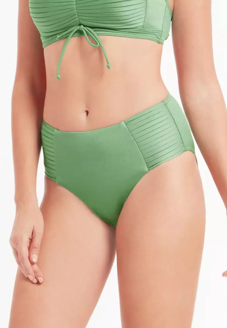 Riviera Seaweed Pleated Full Classic Pant