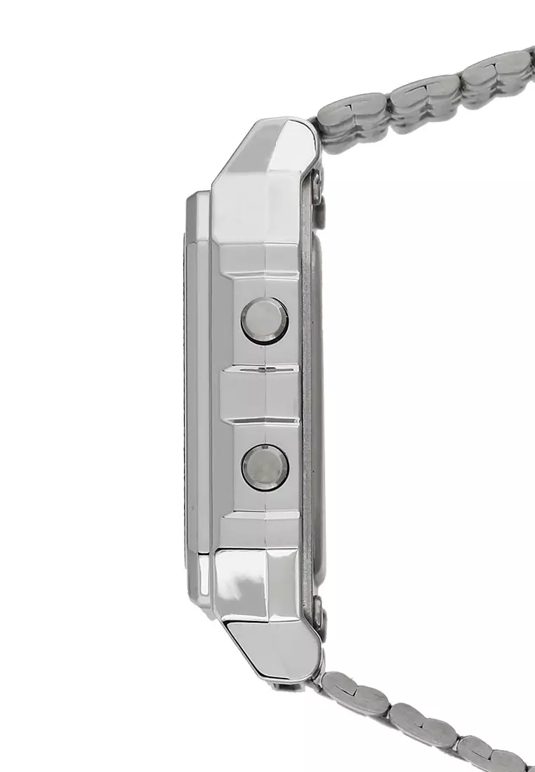 Casio Jam Tangan Pria - Silver - Stainless Steel - A500Wa-7Df