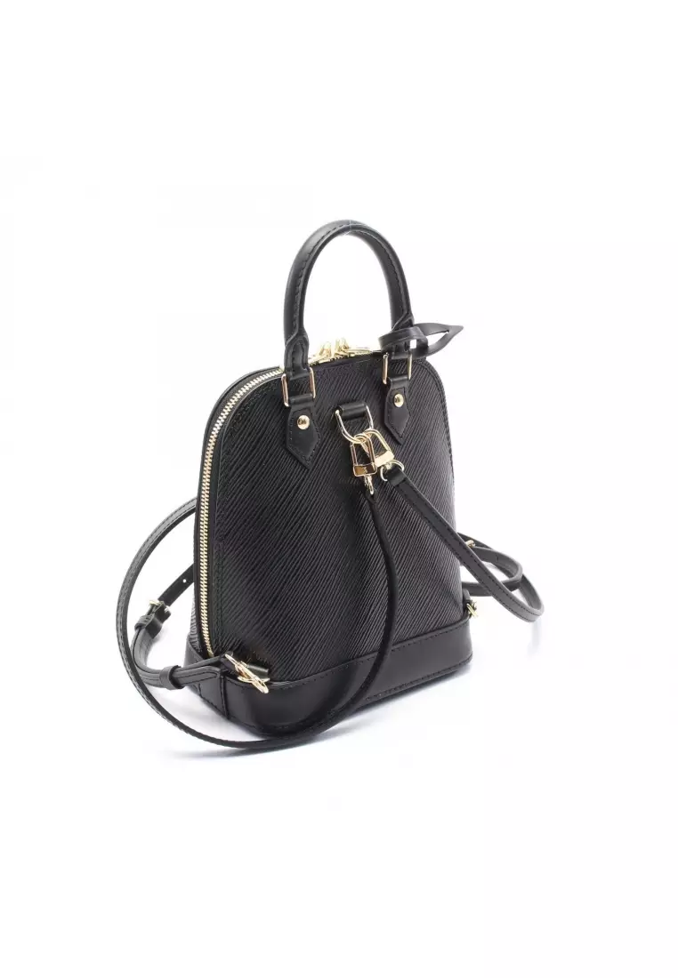 LOUIS VUITTON Pre-Loved Louis Vuitton Alma Backpack Epi Noir