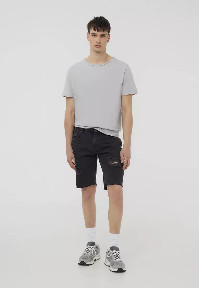 Man Short Pants Jeans Denim