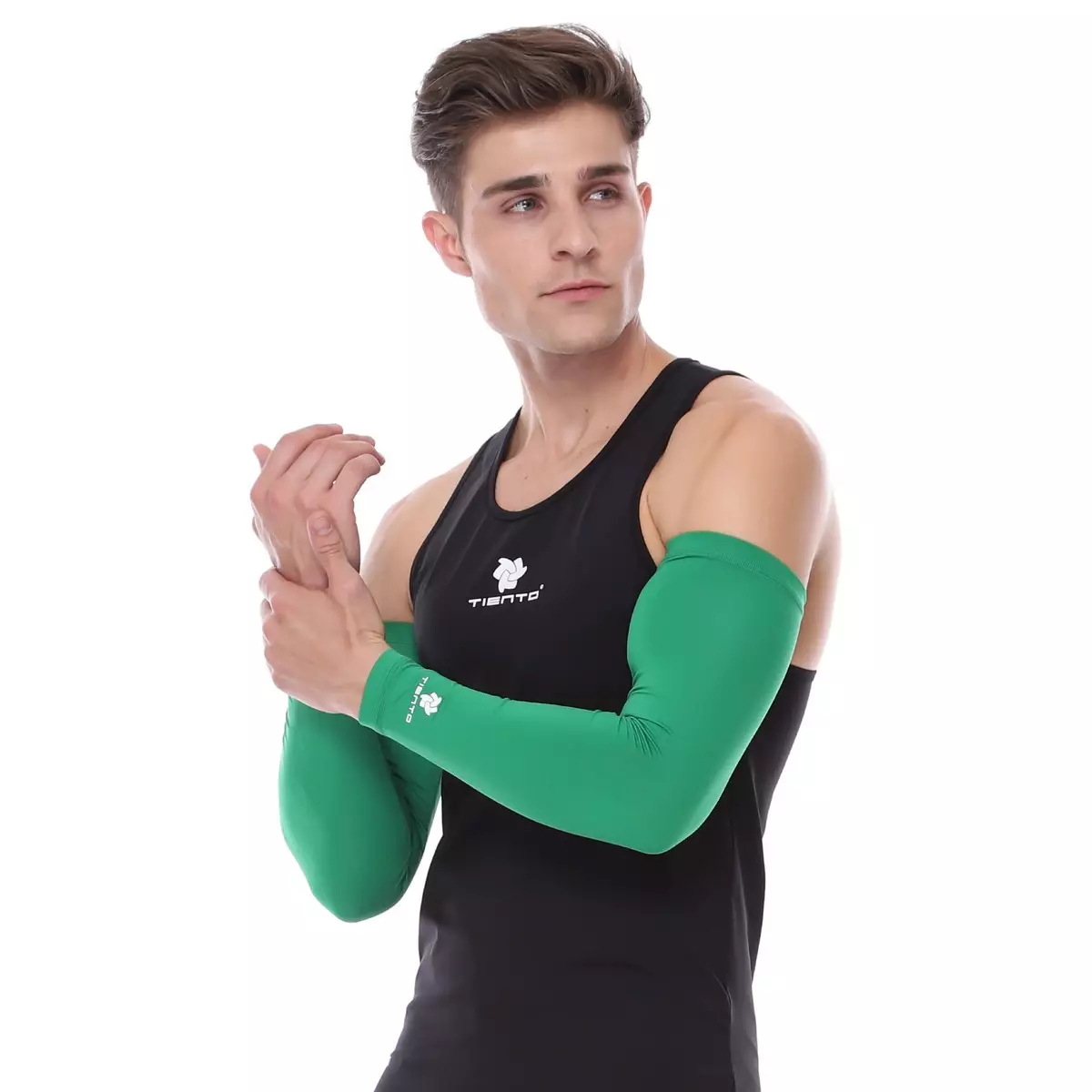 Manset Tangan / Hand Sleeve/ Arm Sleeve Green Men