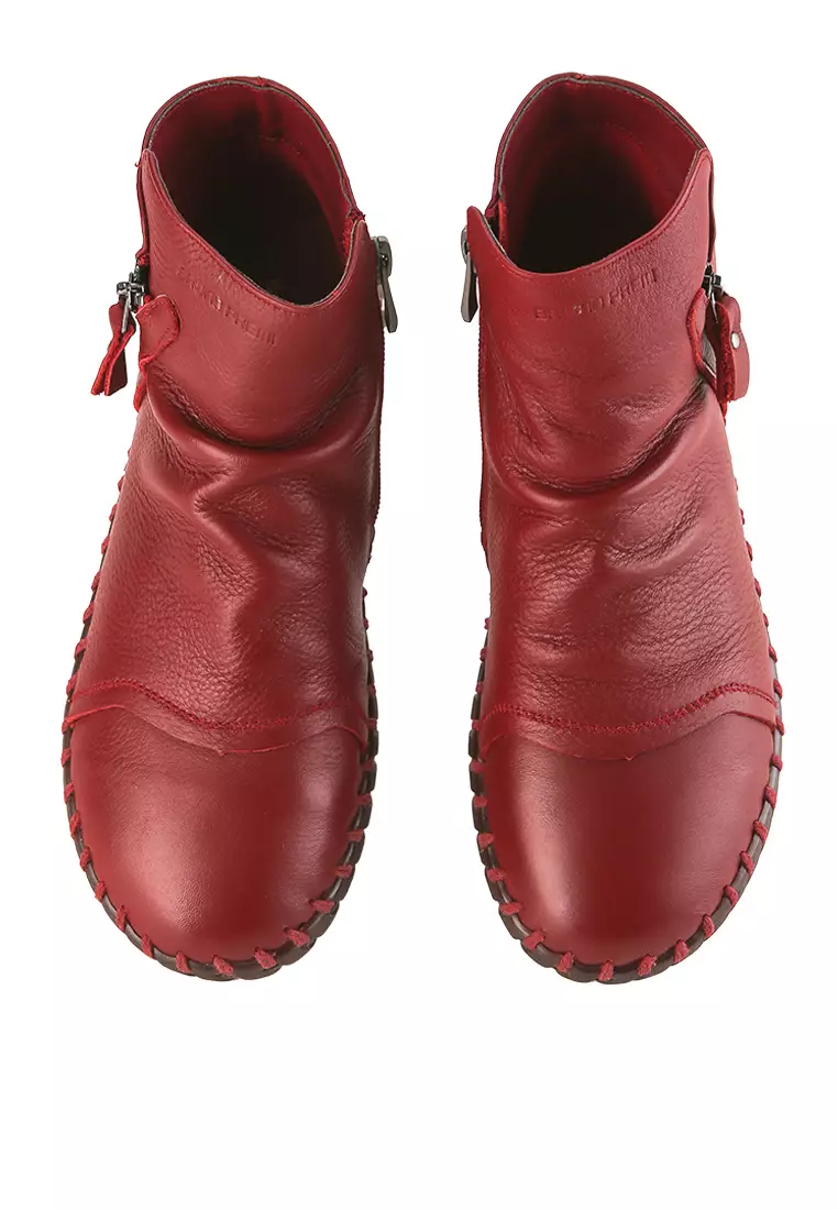 Bottes Bruno Premi En Cuir Nubuck Gris, Taille 38, Talon Haut, Neuves Avec Emballage