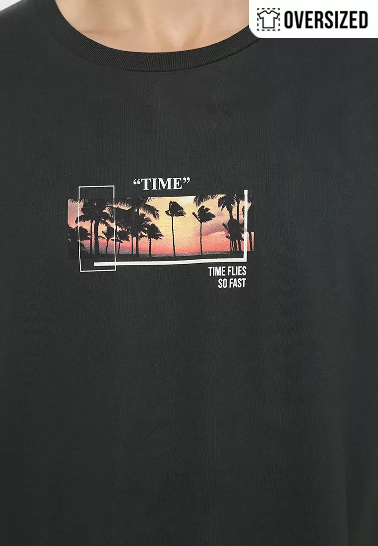 RBJ T-Shirt Cotton Combed Oversized Pria 2079350051