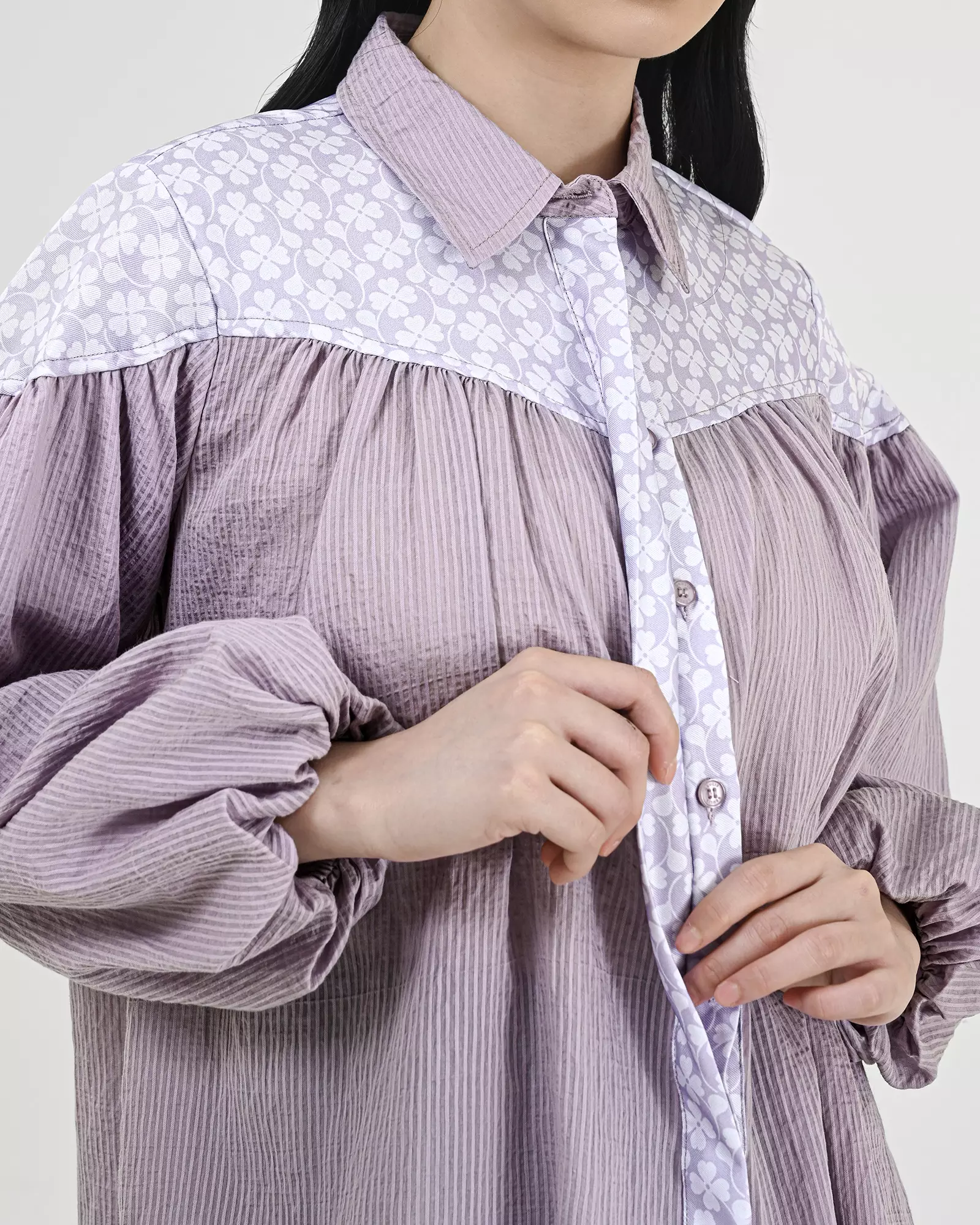 Geulis.id CLONI SHIRT - Purple