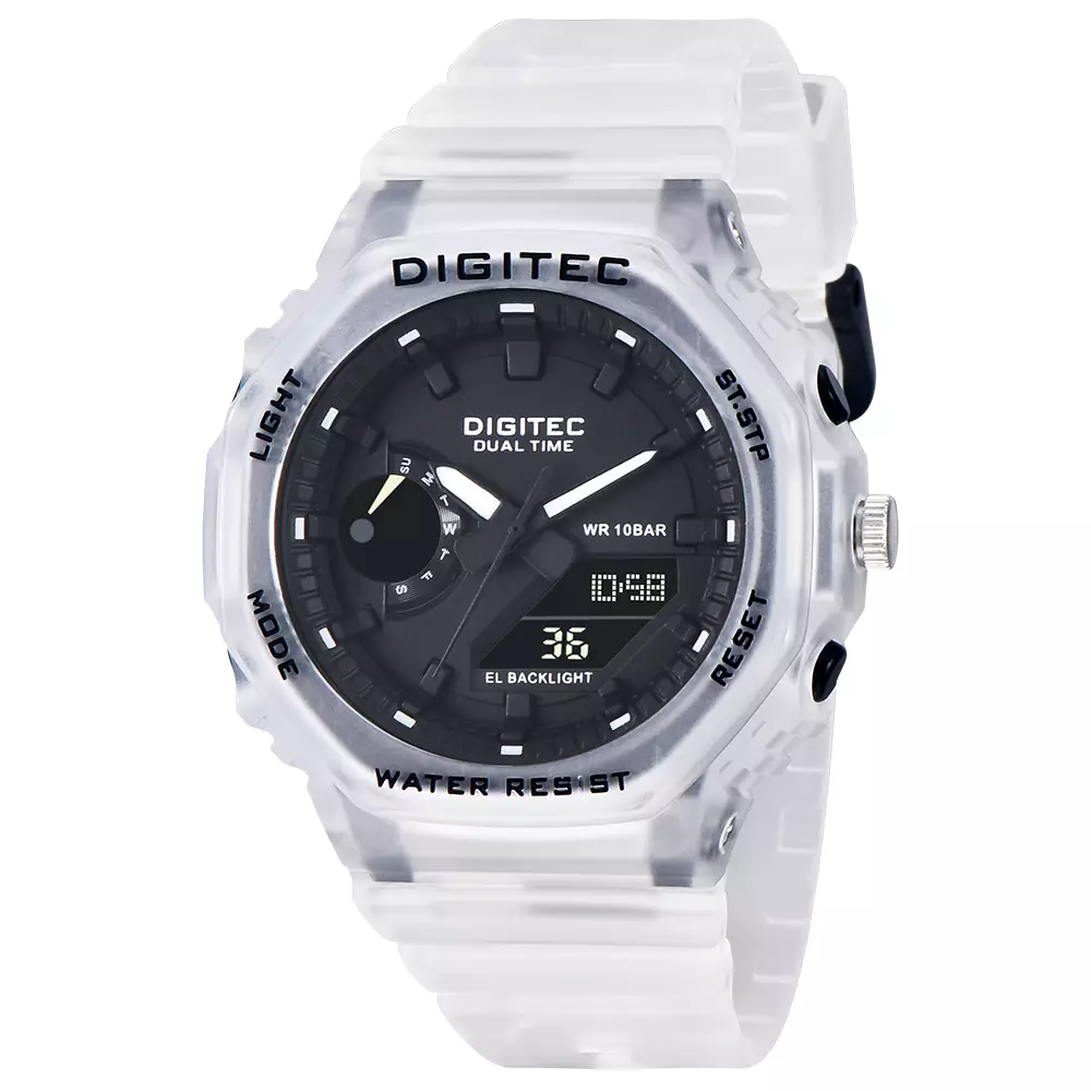 DIGITEC Jam Tangan Analog-Digital Wanita MDA-3119T - WHT4B White