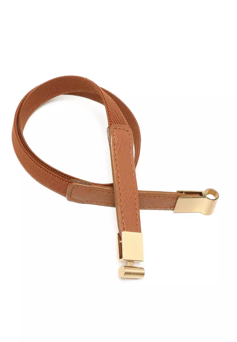 GYKACO JANE Brown - Ikat Pinggang Wanita - Fashion Belt / Sabuk (Import)