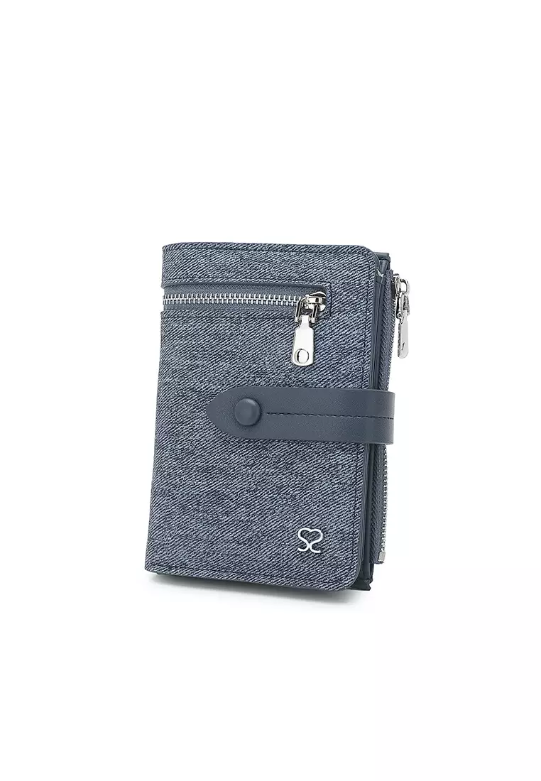 Women's Short Wallet / Purse - Blue