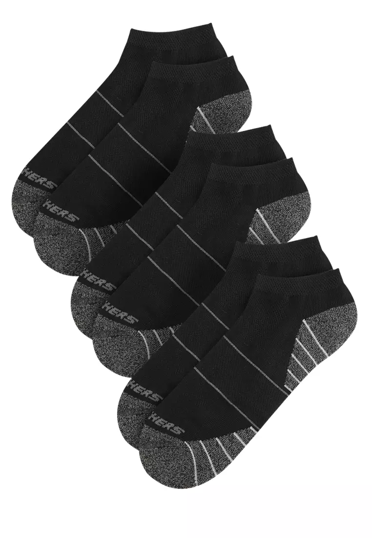 3Pk Mens Extended Terry Low Cut