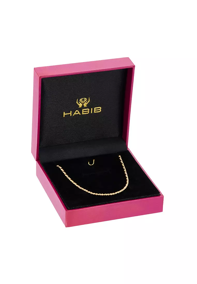HABIB Oro Italia 916 Yellow Gold Necklace GC32650325 (22K Gold)