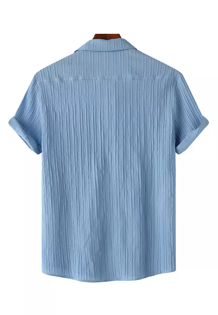 Turn-down Collar Striped Shirt YL-A90