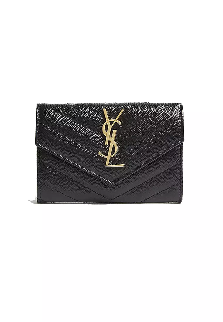SAINT LAURENT: wallet for woman - Black  Saint Laurent wallet 358094BOW01  online at