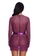 LYCKA LDB4110-女士一件式居家睡袍 (紫色) 736D0AAB0A3E22GS_3