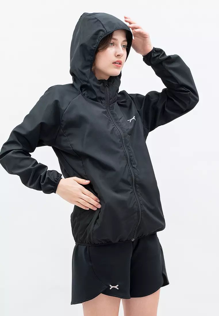 Windbreaker Jacket Woman Winder series Black