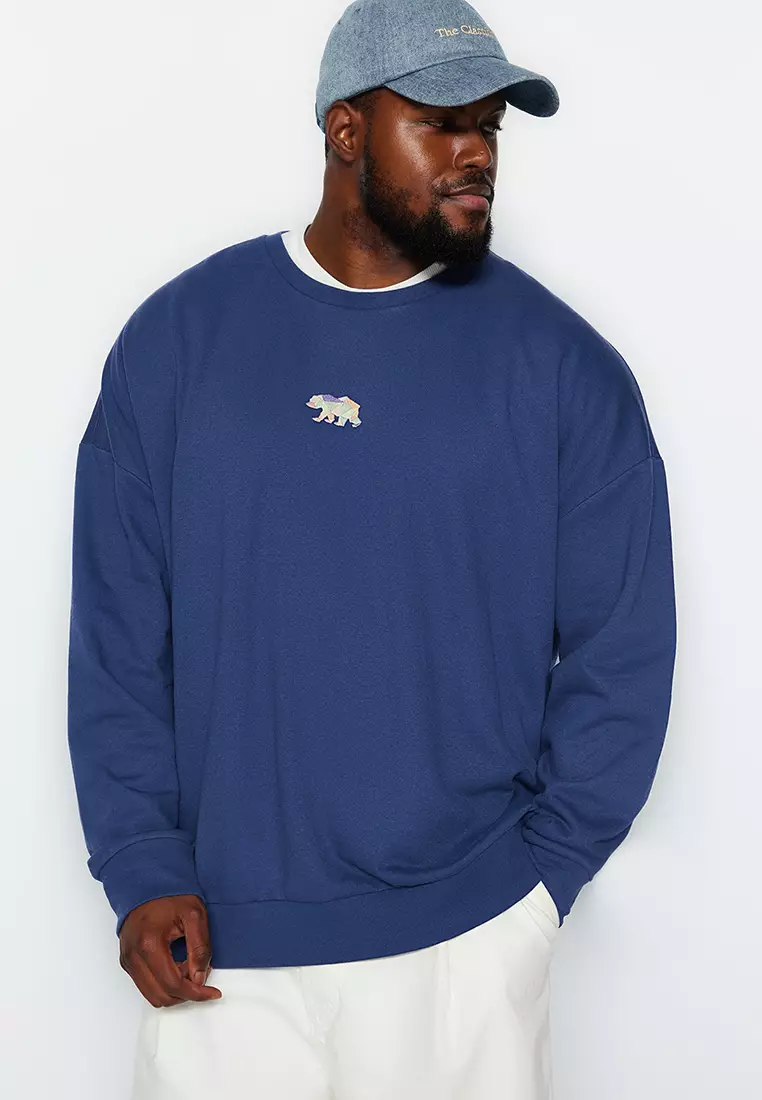 Plus size cotton sales sweatshirts