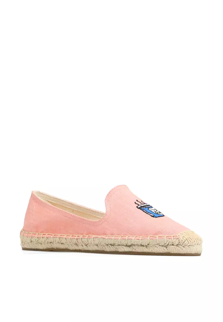 Embroidered Canvas Espadrilles HB45433