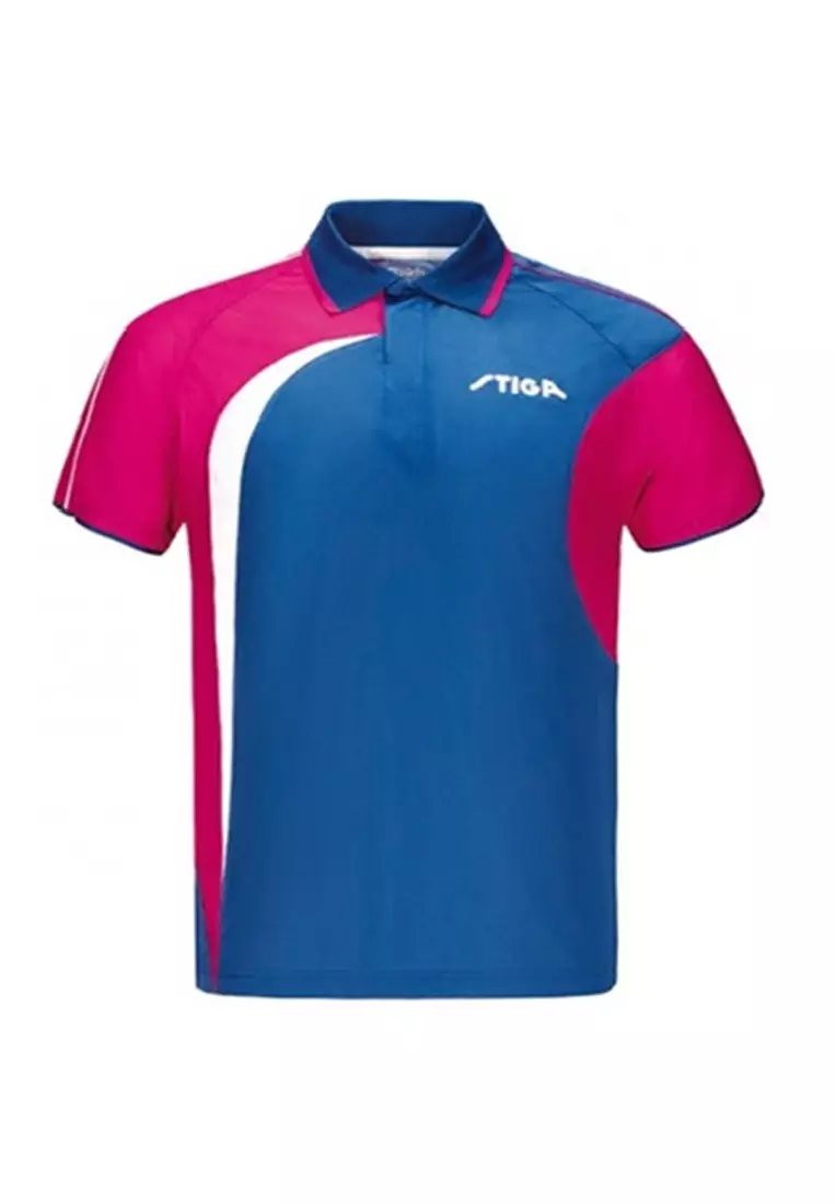 Table Tennis Voyage Shirt CA-3519	 Navy/Blue/Red