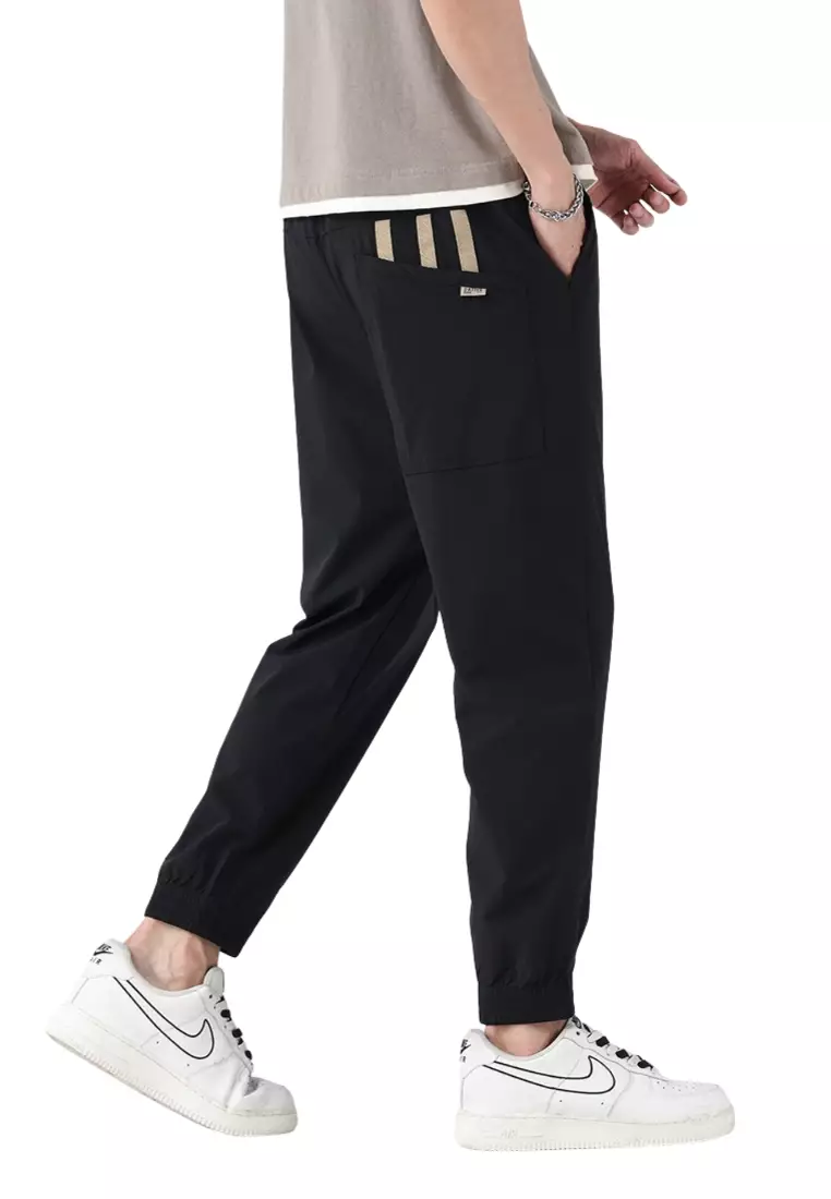 OPCHIC Men s Casual Loose Drawstring Ankle Banded Pants 2023 Buy