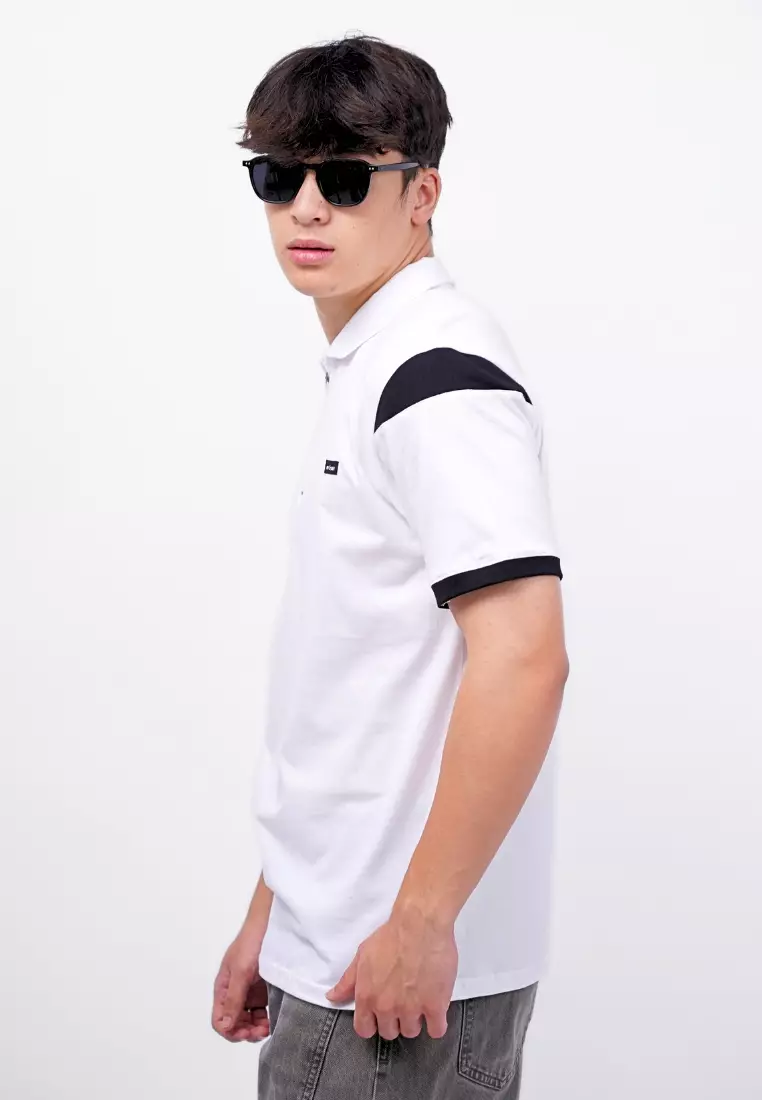 Ryusei Polo Pria Fushimi Combo White