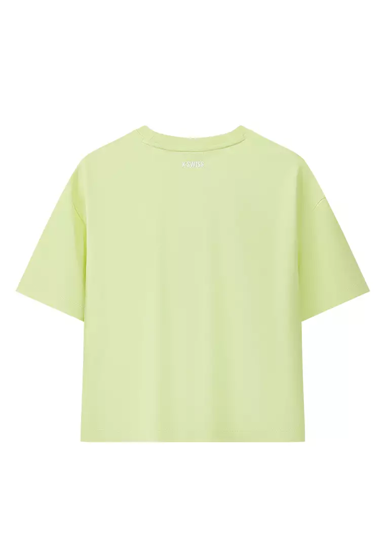 WOMEN'S K-SWISS CALIFORNIA LOGO LOOSE FIT COTTON T-SHIRT