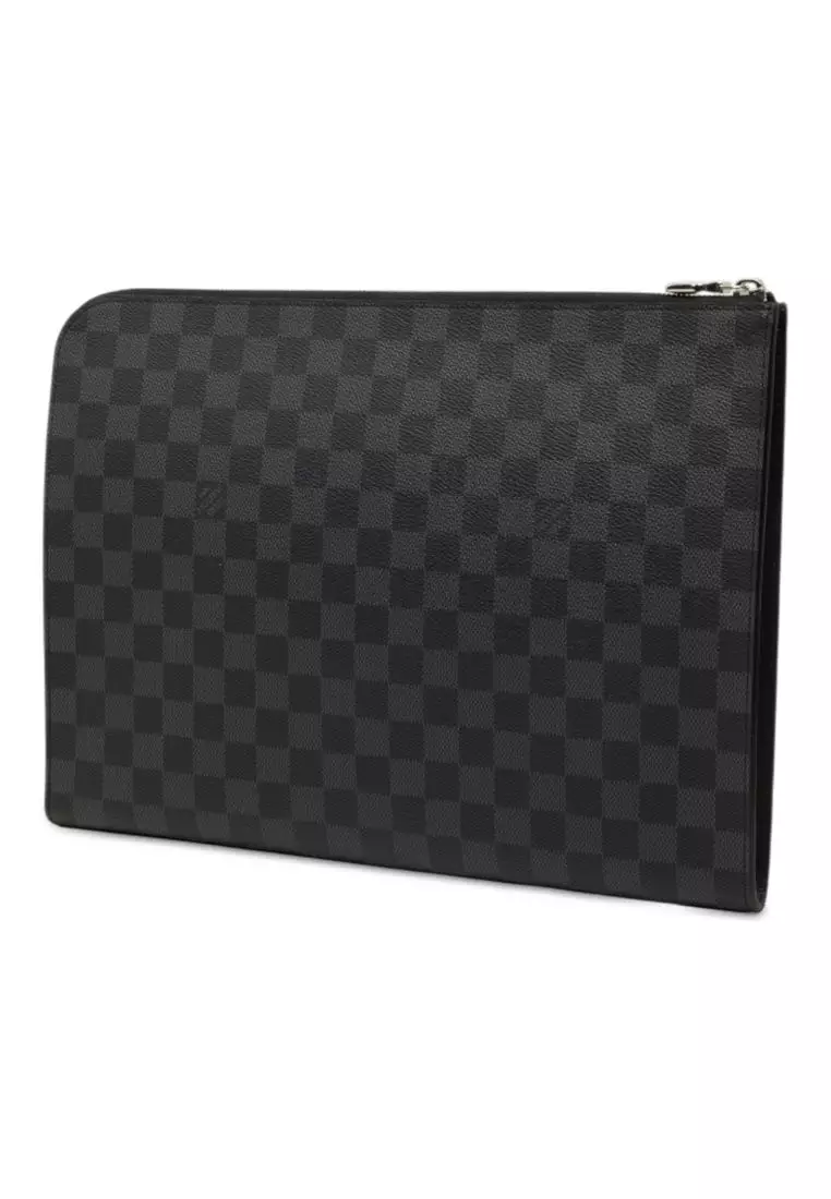 Pre-Loved Louis Vuitton Damier Graphite Pochette Jour Gm