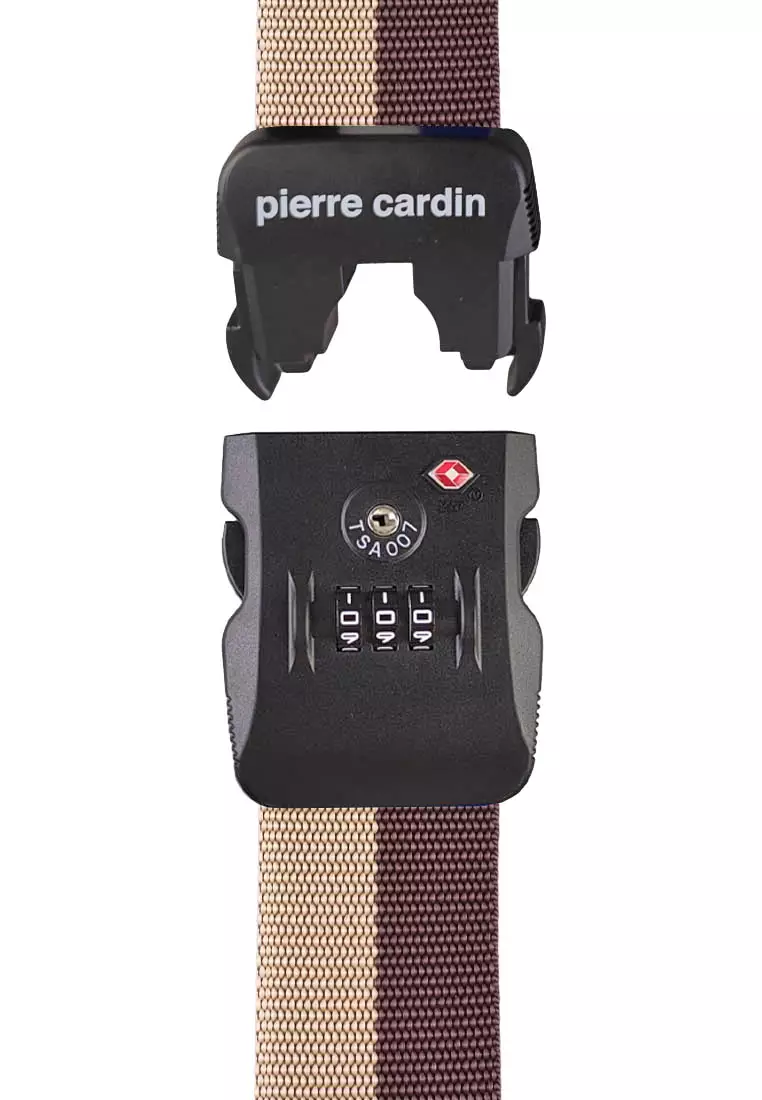 Pierre Cardin Strap Koper Travel Strap to Secure Luggage Tali Pengaman Sabuk Koper TSA