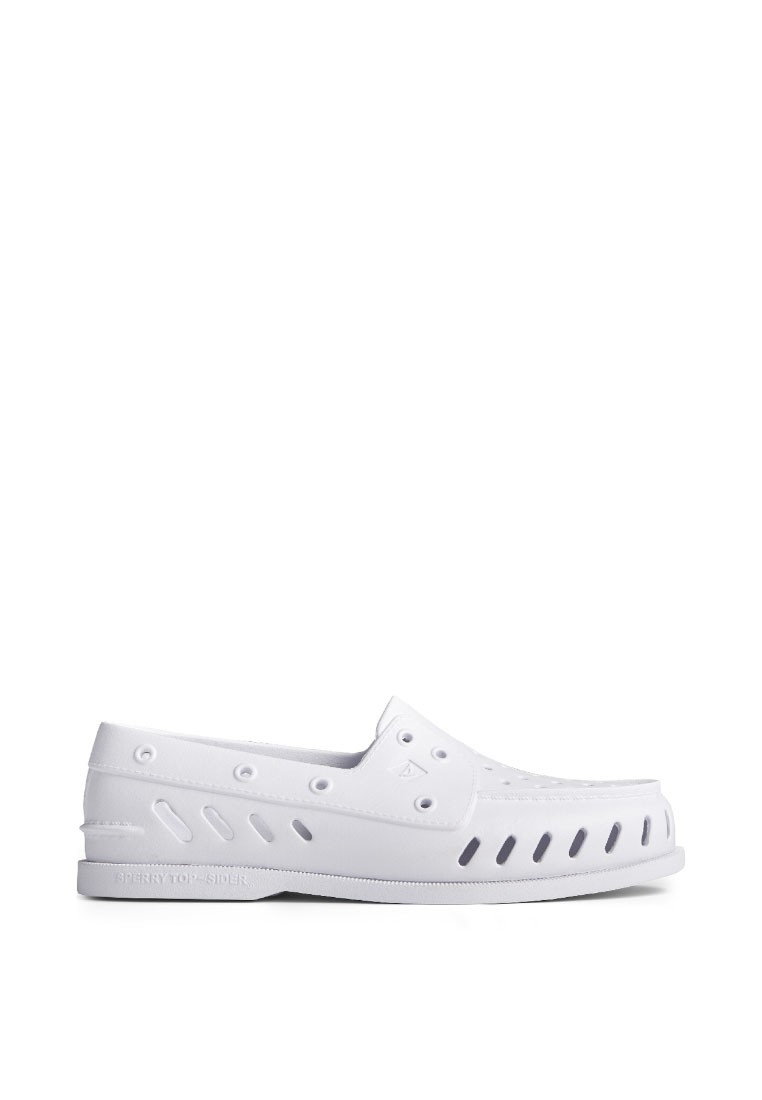 Sperry Women's Authentic Original Float Boat Shoe - White (STS86493)