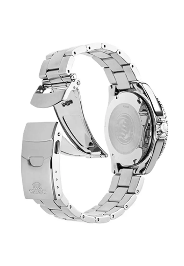 Orient Kamasu Silver Stainless Steel Analog Automatic Watch For Men OR-RA-AA0818L19B