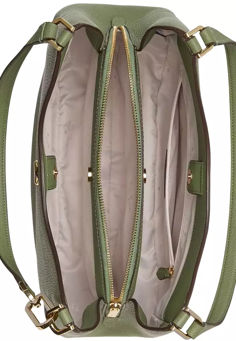 Kayla Large Triple Compartment Shoulder Bag - Cedar Stand KL804