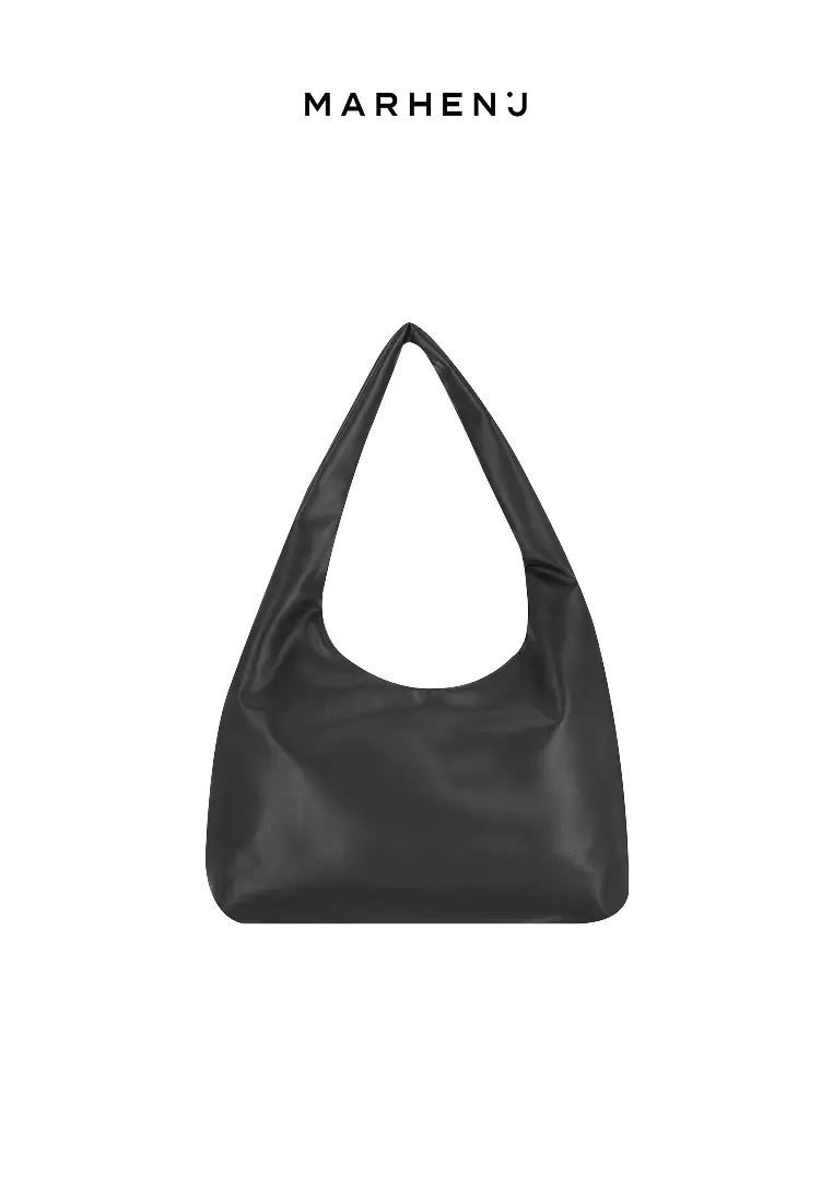 MILAN Vegan Leather Shoulder Bag Black