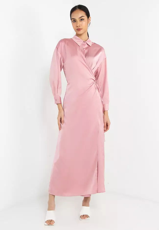 Buy ZALIA BASICS Satin Shirt Dress 2024 Online ZALORA Philippines