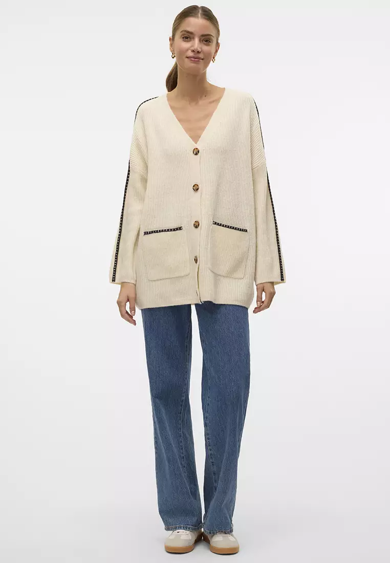 Zora Long Sleeve V-Neck Cardigan