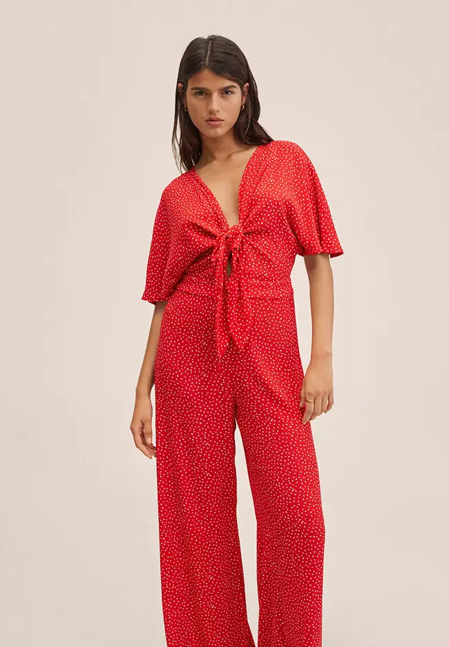 Buy Mango CutOut Detail Jumpsuit 2024 Online ZALORA Philippines