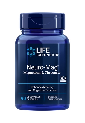 Life Extension LIFE EXTENSION NEURO-MAG™ MAGNESIUM L-THREONATE, 90 VEGE CAPS 09DEEESD5B136EGS_1