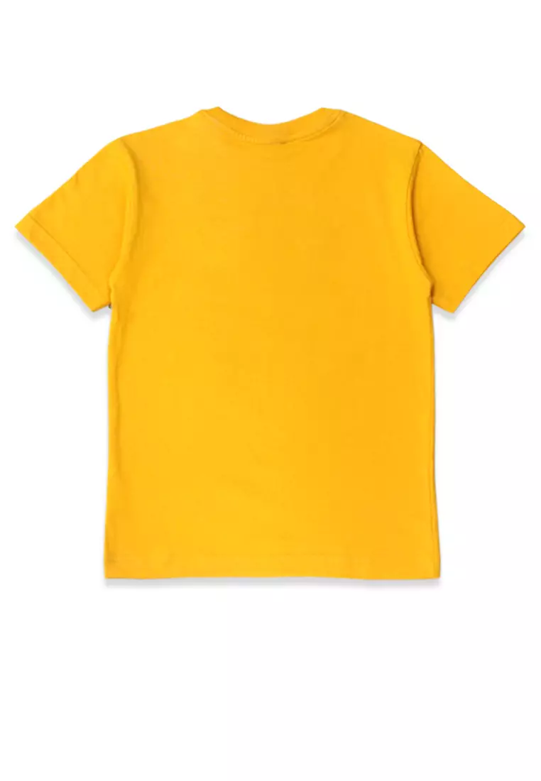 Tshirt Basic/ Kaos Mustard/ Printing 90th Donald Duck