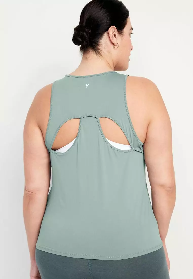 Flowform Cutout-Back Tank Top For Women