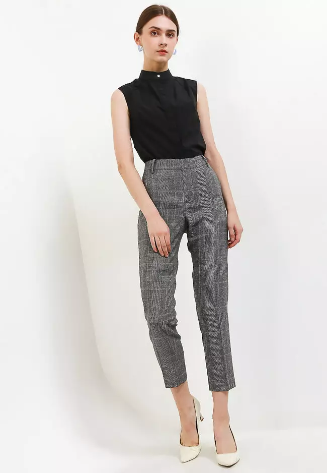 Femme Celana Fashion Slim Fit 7/8