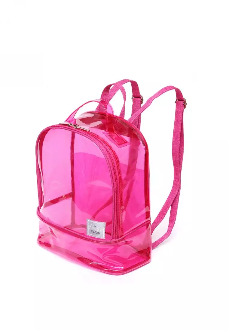 PVC Backpack Blanche