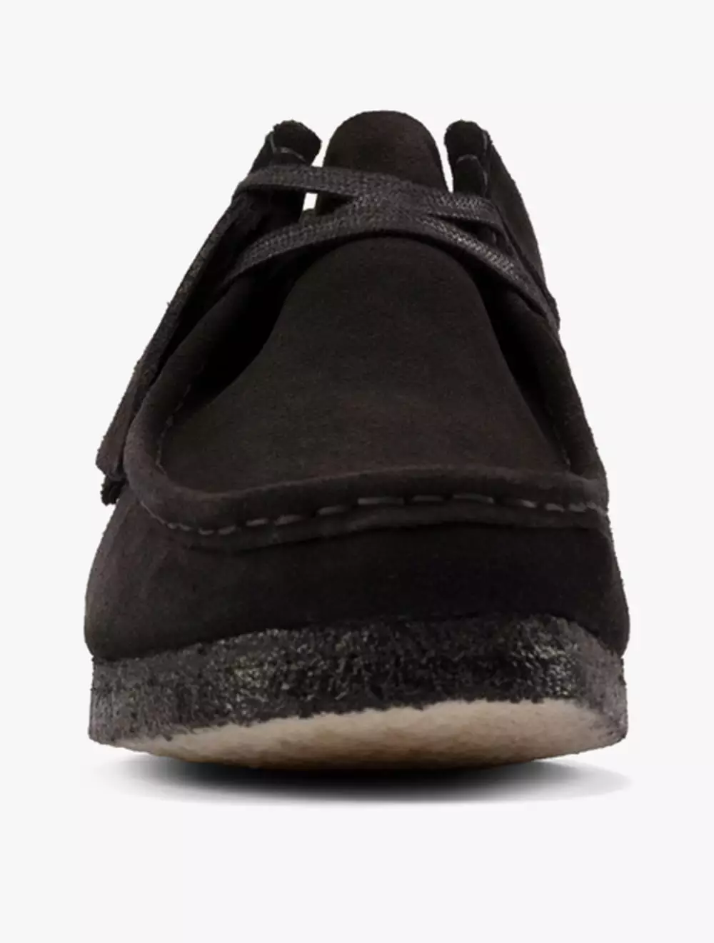 Clarks Wallabee Women's Sneakers- Black Sde - Black