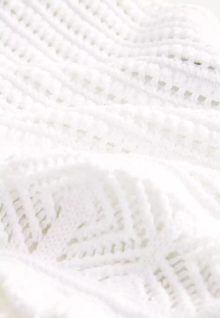 Crochet Flute Sleeve Dress