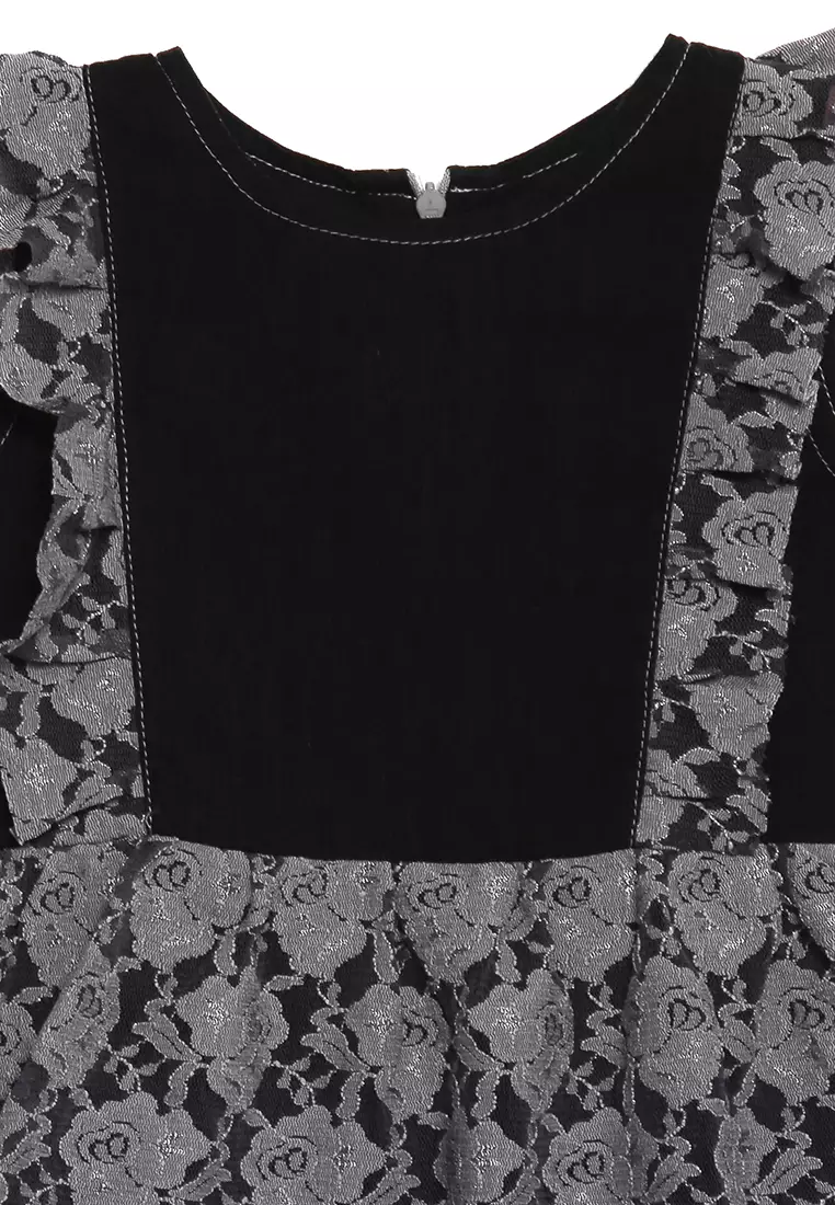 Girl Brocade Floral Top and Legging