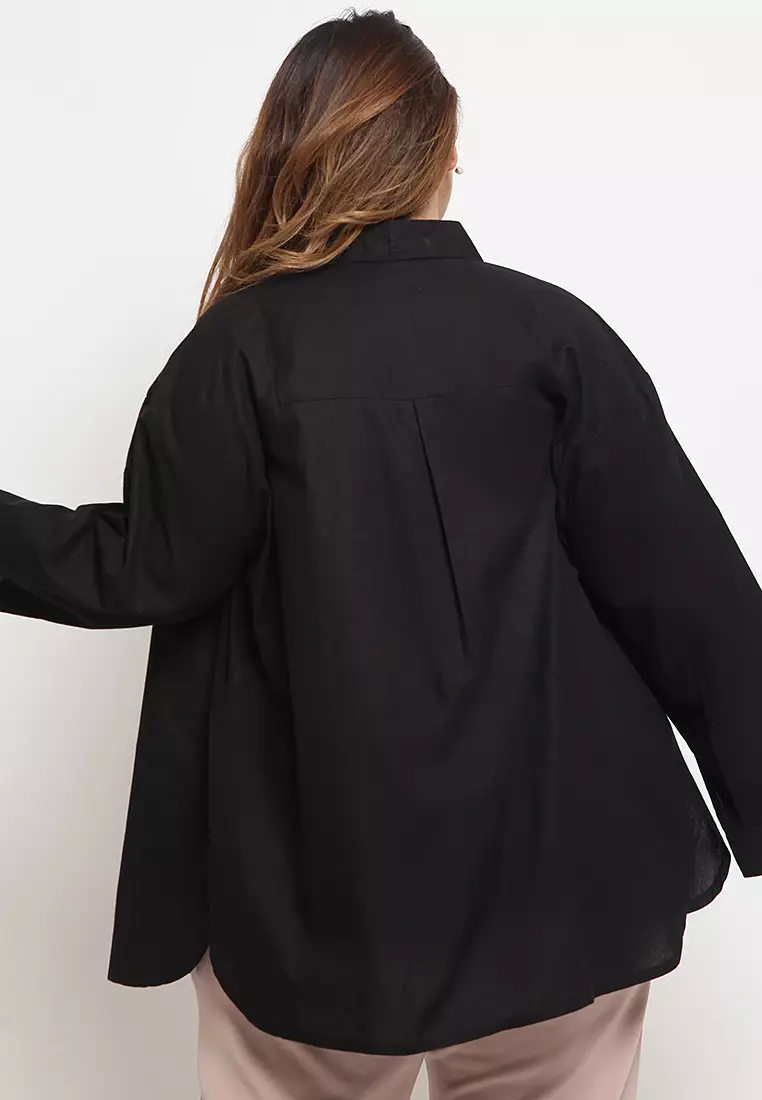 Plus Size Shirt Rui Black