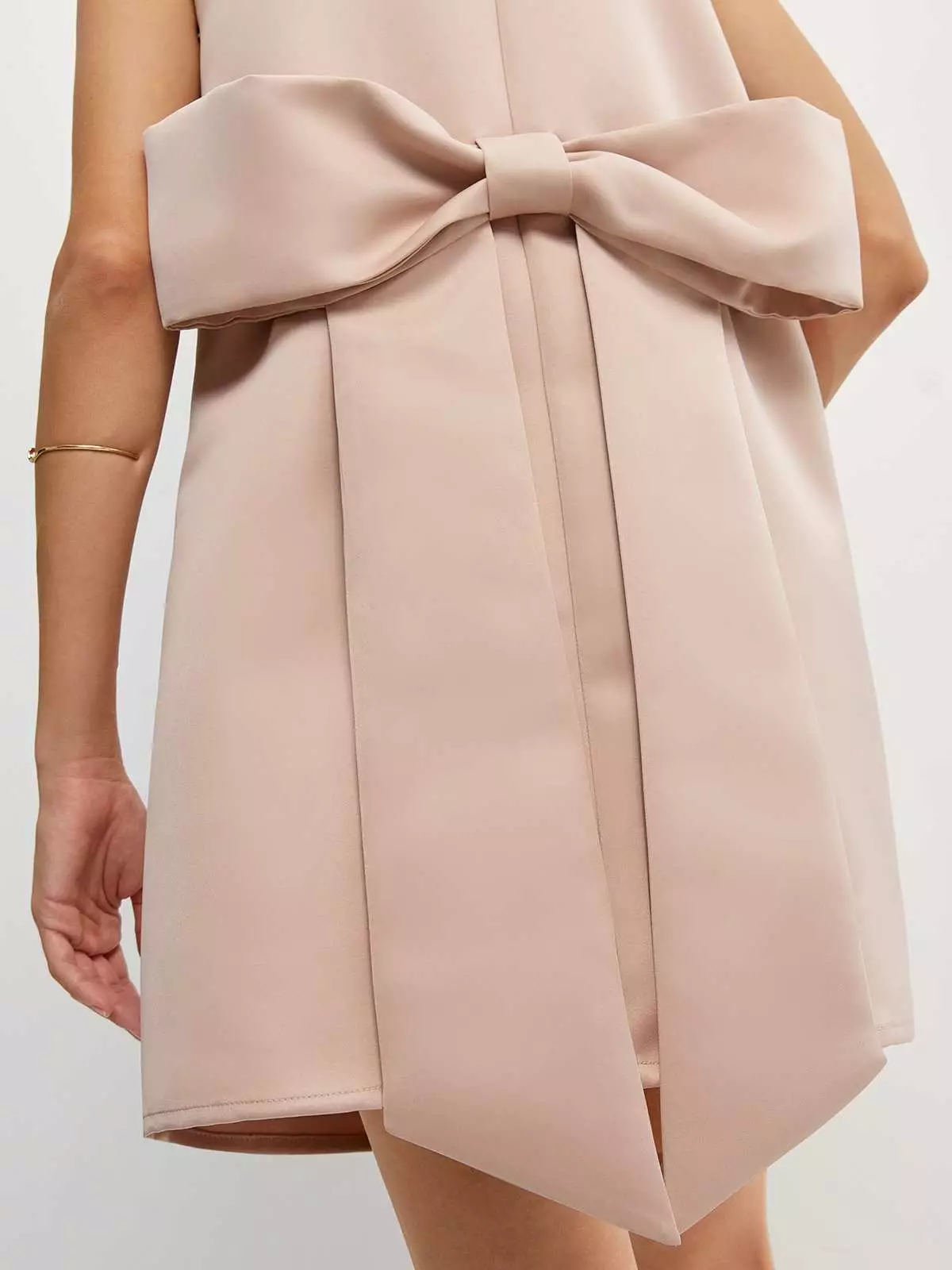 Pomelo - Dress Wanita - Bow Back Sleeveless Mini Dress - Light Pink