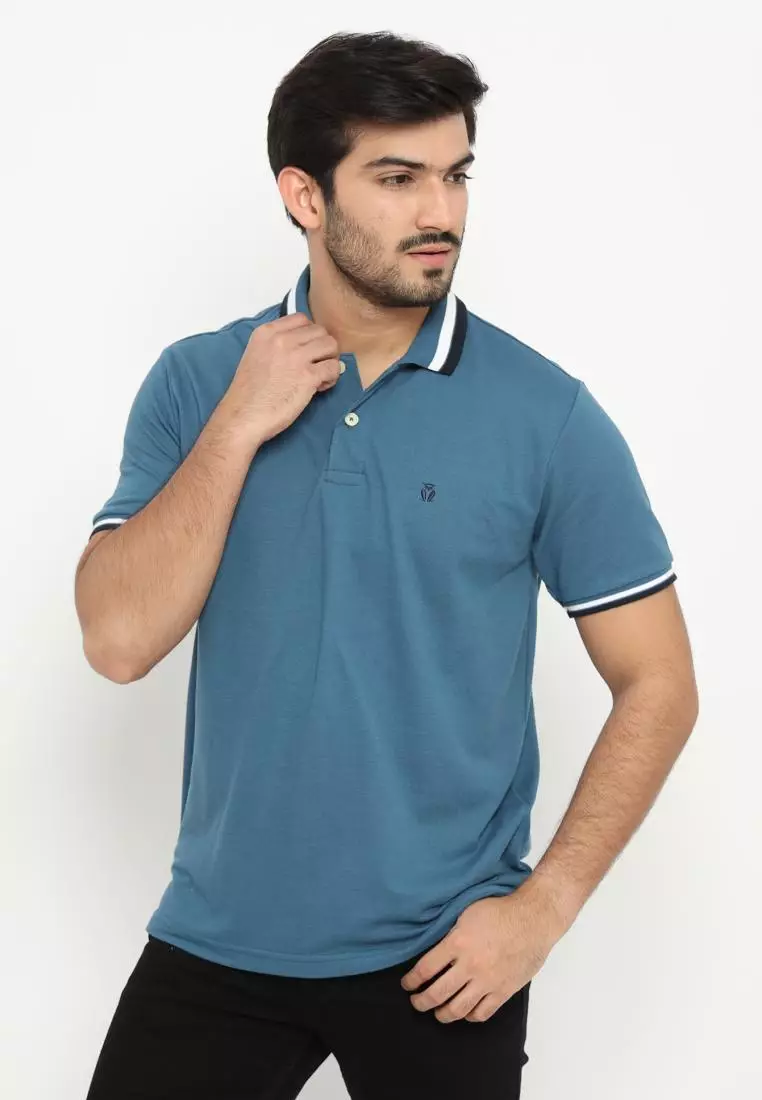 MATSUDA Kaos Polo Shirt Pria Kerah Moriyama