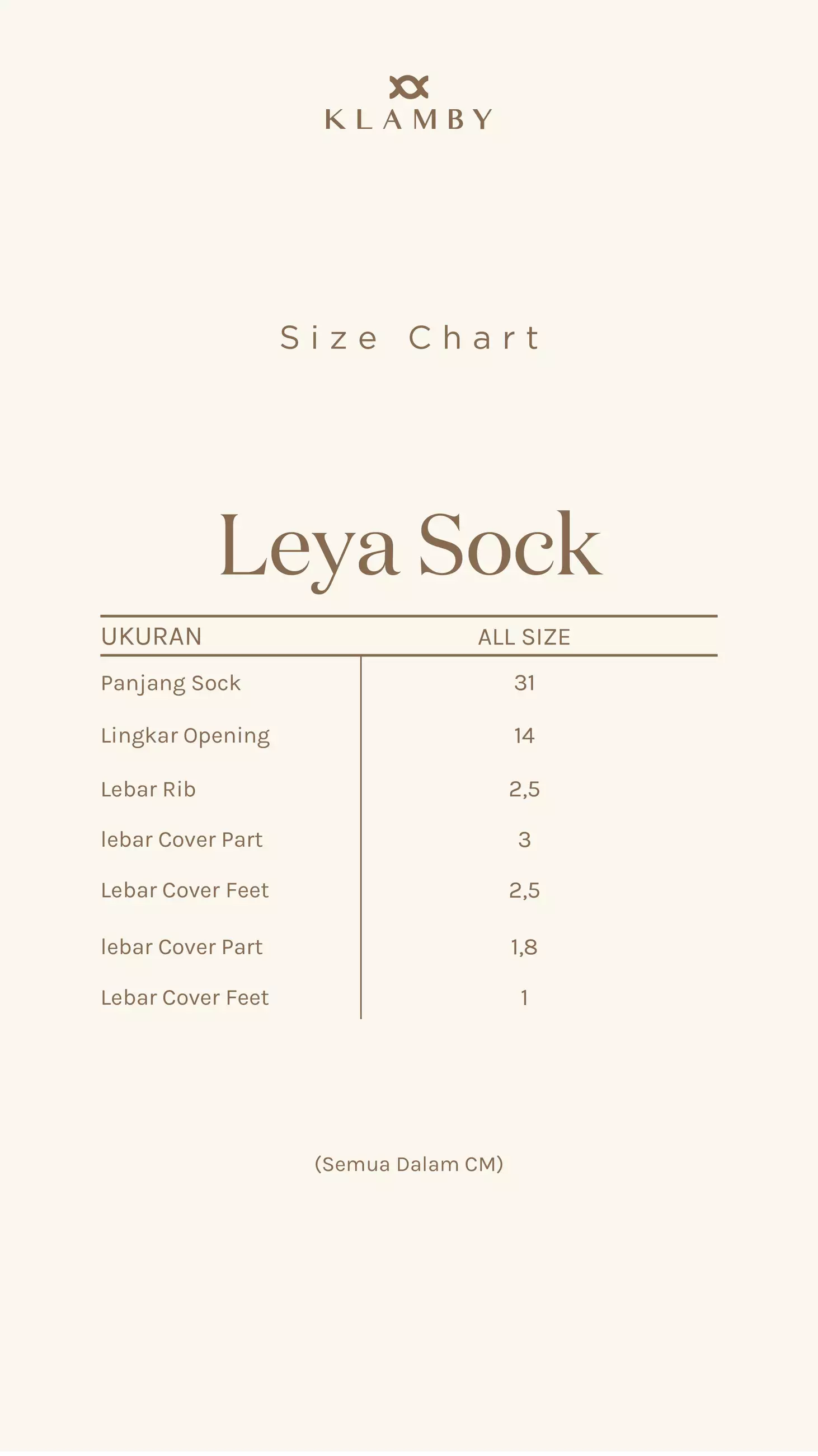 Klamby - Leya Sock-Bright white