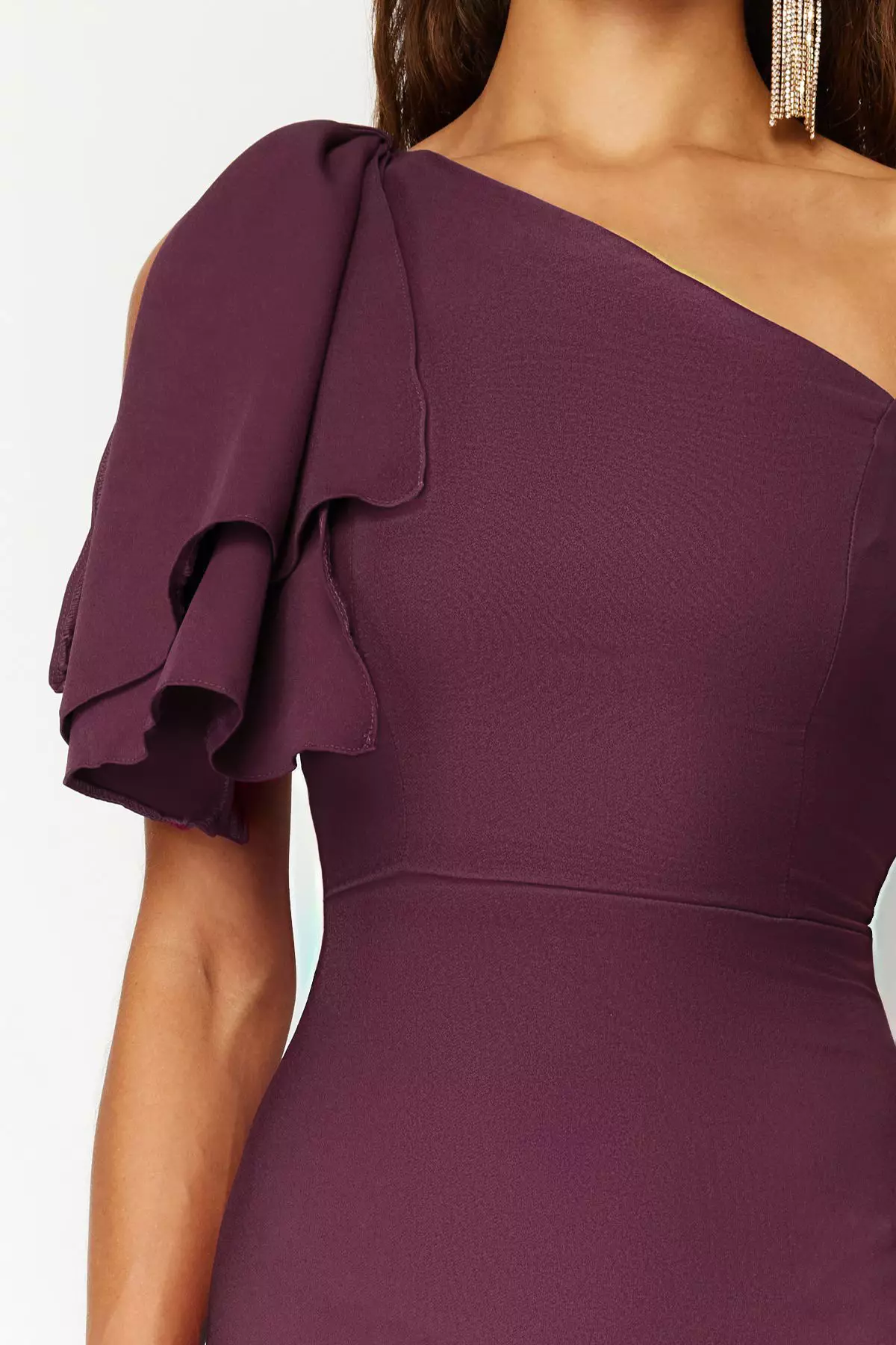 Plum A-Cut Woven Elegant