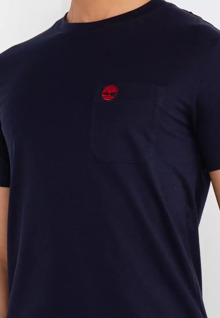 Timberland Dunstan Online T-Shirt ZALORA Buy | Slim-Fit 2024 River Men\'s Pocket Philippines