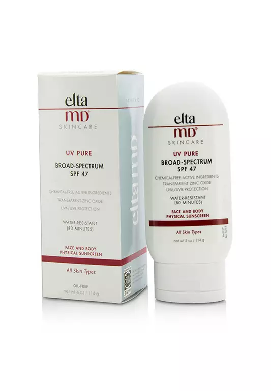 Eltamd - Uv Pure Water-resistant Face & Body Physical Sunscreen Spf 47 114g/4oz