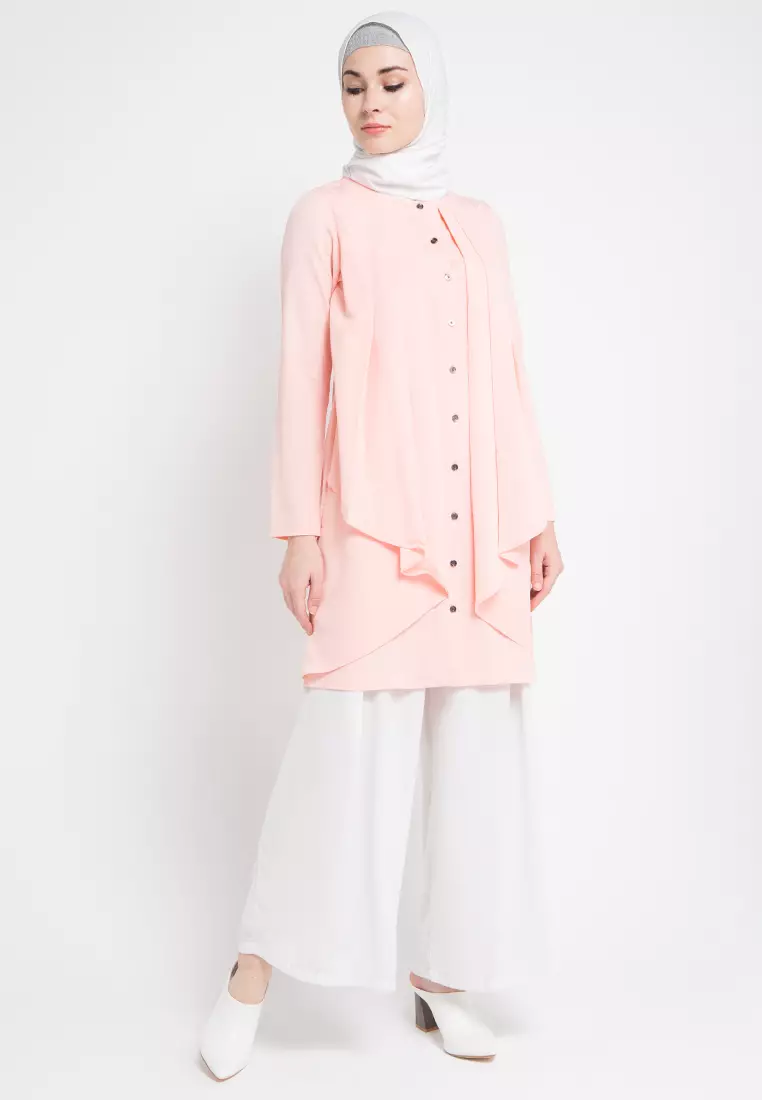 Haida Tunic In Pink - Azzar